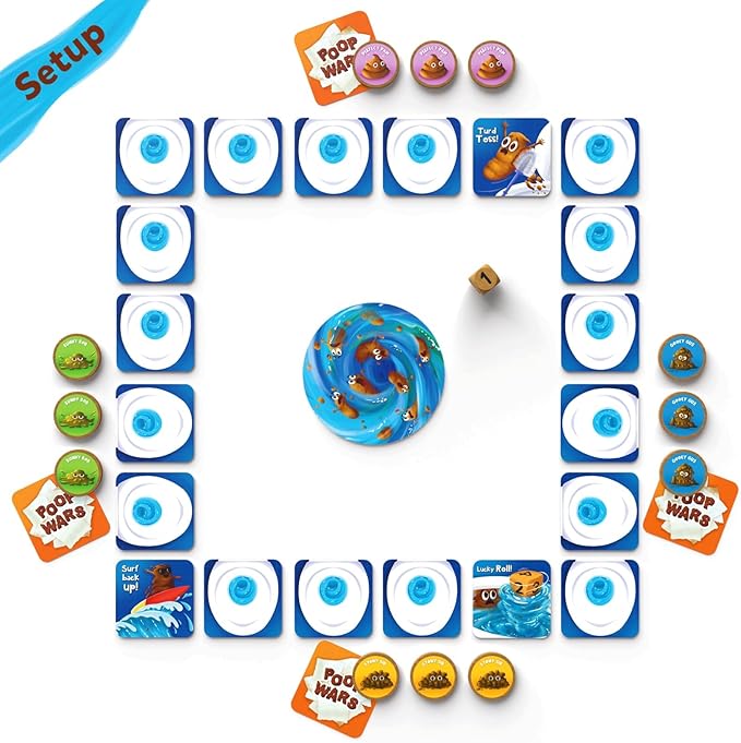 Skillmatics Card Game - Poop Wars, Fun & Fast-paced Game of Strategy, Party Game for Kids, Girls & Boys Ages 6, 7, 8, 9 & Up