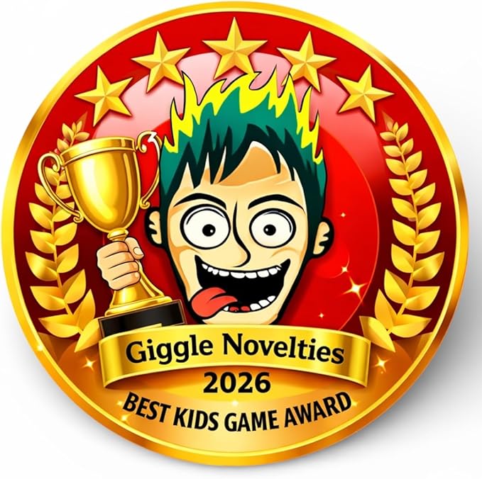 Kids Create Absurdity Funny Card Game for Kids Family Game Night Laugh Until You Cry- A Fun Fill in The Blank Card Game for Ages 6-12 Years Old