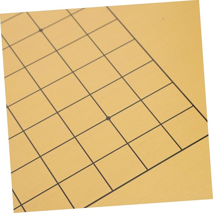 INOOMP 2Pcs Double-Sided Wooden Go Chessboard Set for Boys and Girls and Adults Portable Folding Go Game Board Educational Accessories for Travel and Family Fun