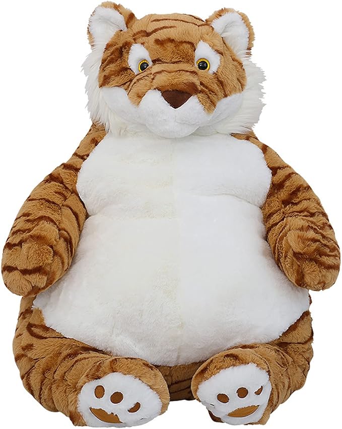 Tiger Weighted Stuffed Animals, 21.5" 5.2 lbs Weighted Tiger Plush Large Weighted Plush Animal Toy Pillow Gifts for Boys and Girls
