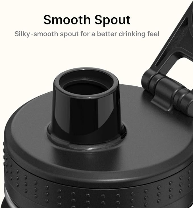 Insulated Water Bottle-22 oz Stainless Steel Vacuum Wide Mouth Sports Water Bottle with Silicone Boot-Reusable Metal Leak Proof Travel Water Flask for Boys (Grass Green)