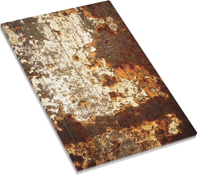 Light Switch Cover Plate Vintage Metal Rust Texture Peeling Paint 1 Gang No Device Blank Electrical Wall Plates Faceplate Decorative Switch Plate For Farmhouse Cabin Decor