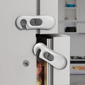 5 Pack Child Proof Refrigerator Lock, Baby Proofing Cabinet Locks, Oven Lock Child Safety – No-Drill Adhesive Safety Fridge Lock for Fridge, Oven, Dishwasher & Windows(Grey)