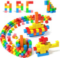 Apluses 42PCS Magnetic Blocks, Gifts for 3 4 5 6 Year Old, Magnet Building Blocks for Toddlers, Girls & Boys, Sensory - Montessori - Autism - Magnetic Toys for Kids Ages 3-5 4-8