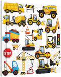 Yellow Truck Cartoon Transportation Double Toggle Light Switch Cover Decorative 2 Gang Wall Plate Electrical Faceplate Switchplate for Kidroom Bathroom Bedroom Living Room Decor