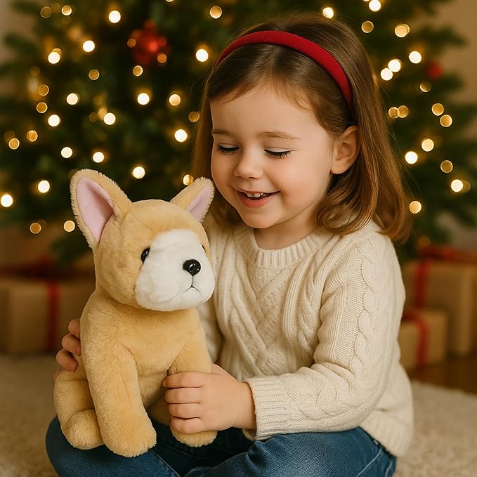 WEIGEDU French Bulldog Stuffed Animals Plush Toys Puppy Dog for Kids, Boys, and Girls - 12 inches