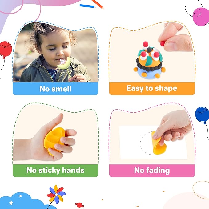Aestd-ST Air Dry Clay 90 Colors, Modeling Clay for Kids, DIY Model Magic, Molding Clay Kit with Sculpting Tools, Non-Sticky Soft and Super Light, Arts and Crafts Gift for Boys Girls Kids