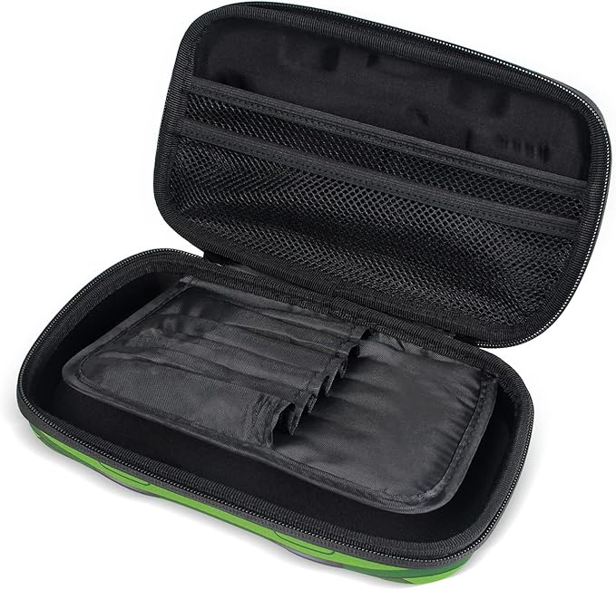 rockpapa Large-Capacity Sports Racing Car Pencil Case, Pencil Box, Storage Box for School Students Boys Teens Kids Girls Green