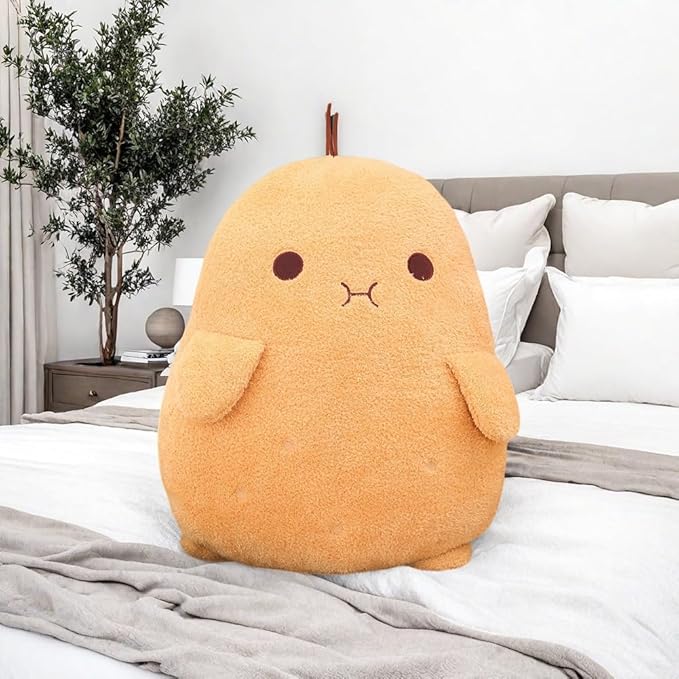 Cute Potato Plush Toy Kawaii Potato Stuffed Doll Soft Stuffed Food Potato Plushie Pillow Toys Doll Kids Gifts (9in)