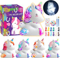 Goodyking Paint Your Own Unicorn Lamp Art Kit, DIY Night Light, Arts & Crafts, Painting Kit for Kids Ages 8-12, Art Supplies Birthday Party Holiday Unicorns Gift for Teens Girls Boys Age 3 4 5 6 7 8+