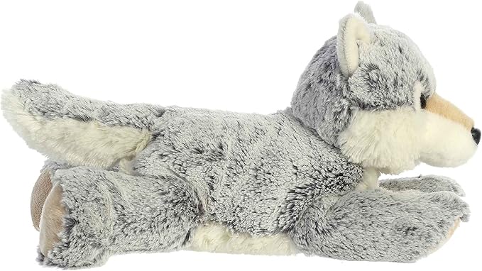 Aurora® Adorable Flopsie™ Winter Wolf™ Stuffed Animal - Used to Create Imaginative Play Adventures - Perfect for Birthdays, Kids and Adults, All Ages - Gray 11.5 Inches