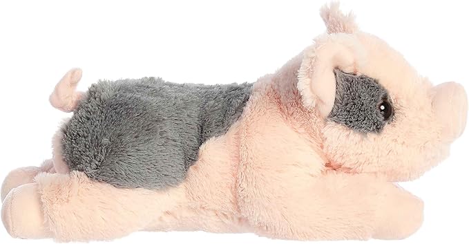 Aurora® Adorable Flopsie™ Tidbit Mini Pig™ Stuffed Animal - Used to Create Imaginative Play Adventures - Perfect for Birthdays, Kids and Adults, All Ages - Pink 12 Inches