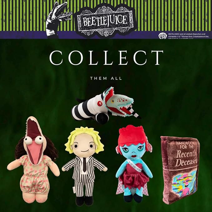 Beetlejuice Halloween Miss Argentina Bedding Super Soft Cozy Decorative Pillow, (Officially Licensed Product) By Franco Collectibles
