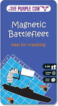 The Purple Cow- Battlefleet Game- Magnetic Travel Game for Kids and Adults. Classic Strategy Game for Thinking
