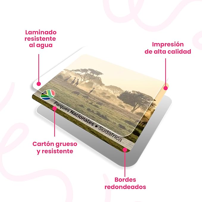 Menique Explore The World Memory Matching Game – Spanish Edition – 100 Cards (50 Pairs) with Iconic Landmarks, Country & Flag – Educational Geography Game in Spanish.