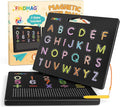 FINDMAG Magnetic Letter Tracing Board, 2 in 1 Magnetic ABC Writing Board for Toddlers, Uppercase & Numbers Practicing Learning Tools, Erasable Educational Board Set Preschool Gifts Toys for Kids