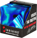 Shashibo Shape Shifting Box - Award-Winning STEM Fidget Toy with Ultra Strong Magnets - Puzzle Cube Transforms Into 100+ Shapes, Perfect Sensory Gift for Kids, Teens, and Adults (Mystic Ocean)