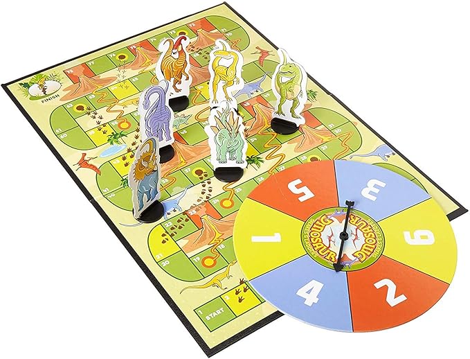 Outset Media Dinosaur Snakes and Ladders Game