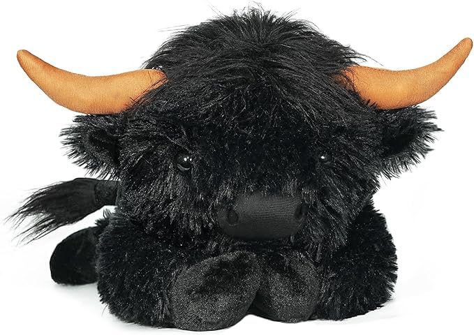 WDXDSOB Weighted Highland Cow Stuffed Animals, 4.2 Lbs Weighted Highland Cow Plush for Kids & Adults, 21.6 Inch Large Cattle Pillow Toy Gift for Christmas Birthday Gift