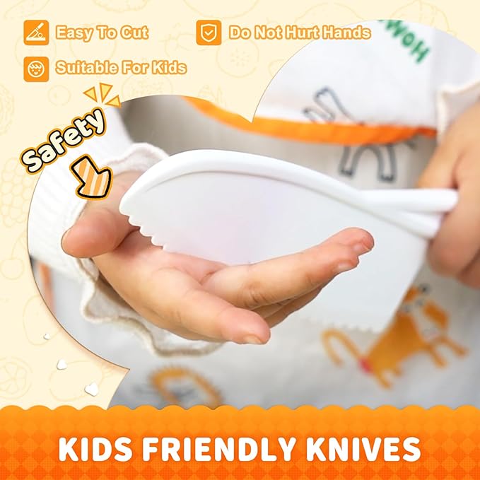17PCS Montessori Toys Real Cooking Set for Kids Ages 3-6 - Kitchen Toys for Toddlers with Safe Knives, Cutting Board & Utensils - Learning Educational Pretend Play