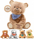 Lilly's Love Weighted Stuffed Animals for Adults & Kids — 5lb Calming Bear Plush for Anxiety, ADHD & Sensory | Machine Washable Weighted Stuffed Animal w/Removable Insert | Benji The Bear