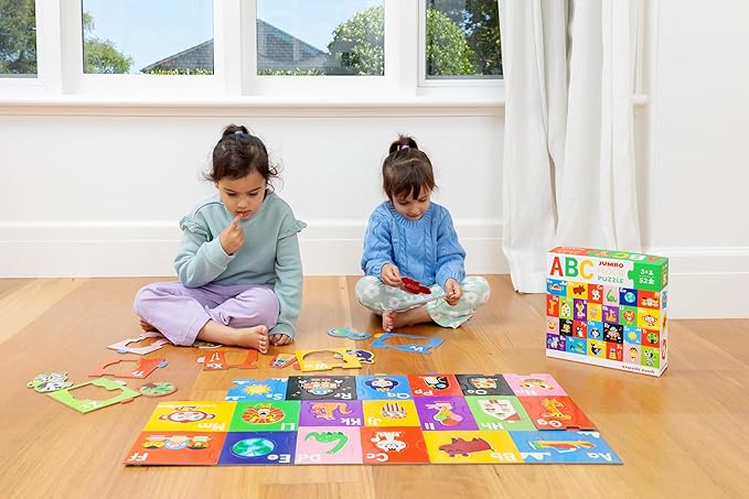 Crocodile Creek 50-Piece Jigsaw Puzzle - Fun Table or Floor Puzzles for Kids Ages 4-6 and Up - Includes Heavy-Duty Shaped Box for Storage - Santa's Workshop - 14" x 18" Finished