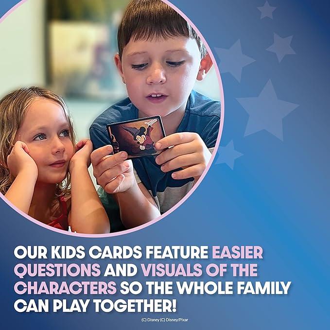 The Magical World of Disney Trivia Games – Board Games for Family Night, Multi-Player Board Game, Family Board Game, Travel Games, Disney Toys, Ages 6+