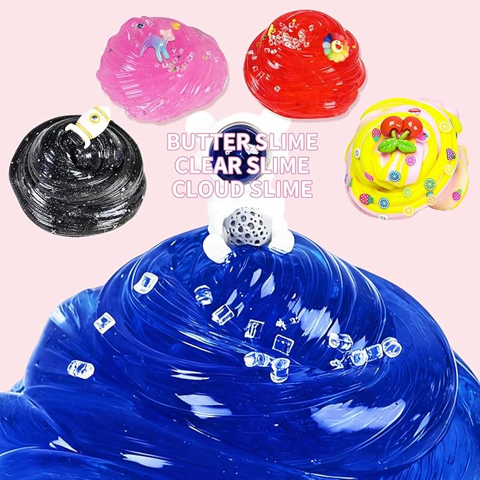 15 Packs Mixed Cloud Galaxy Butter Slime Kit,Non Sticky,Super Soft Sludge Toy,Birthday Gifts for Kids,Party Favor for Girls & Boys
