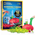 National Geographic Incredibly Gross Science Kit – 16 Disgusting Experiments with Bonus Guide, Yucky Slime Chemistry Set, Learning Toy, STEM Project for Boys and Girls, Birthday Gifts for Kids 8-12