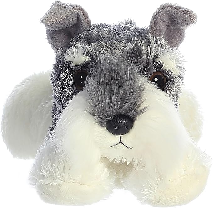 Aurora® Adorable Mini Flopsie™ Stein™ Stuffed Animal - Mini Companions Ready for Playful Adventures - for Kids All Ages, Toddlers, Adults, and Families - Gray 8 Inches
