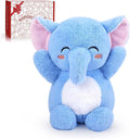 Elephant Microwavable Heating Pad-1.2lb Heating Pads for Cramps &Period Pain Relief for Women & Kids,Soft Pillow Plush Toy,Heatable Stuffed Animals, Bedtime Gift for Women Kids Stuffed Animals