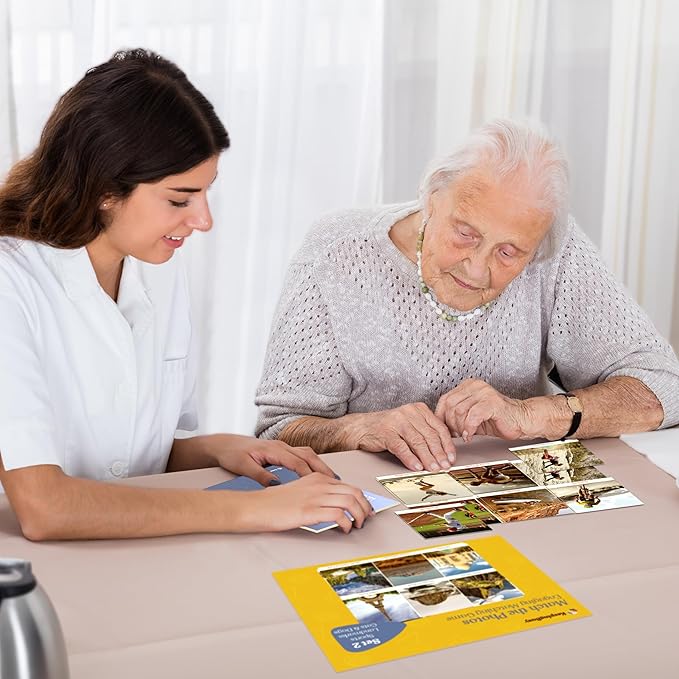 Keeping Busy Match The Photos with Fun Facts | Set 2 | Dementia Activities for Seniors | Dementia Products for Elderly Alzheimers Products for Elderly Memory Games for Seniors Memory Games for Adults