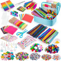 Sundaymot Arts and Crafts Supplies for Kids, 2000+Pcs DIY Craft Kits, Ages 6-10, Educational Preschool and Homeschooling Arts Programs, Children Craft Kits, Gifts for Boys and Girls.