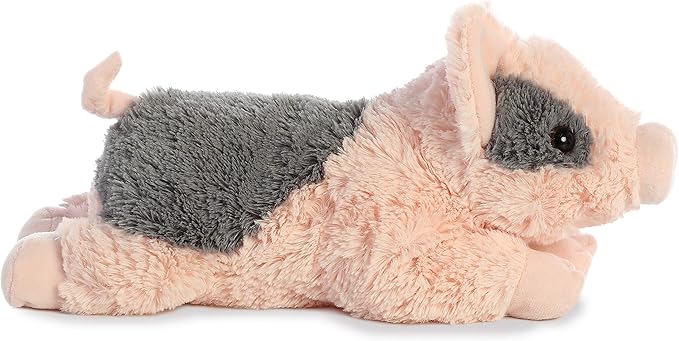 Aurora® Adorable Flopsie™ Tidbit Mini Pig™ Stuffed Animal - Used to Create Imaginative Play Adventures - Perfect for Birthdays, Kids and Adults, All Ages - Pink 12 Inches