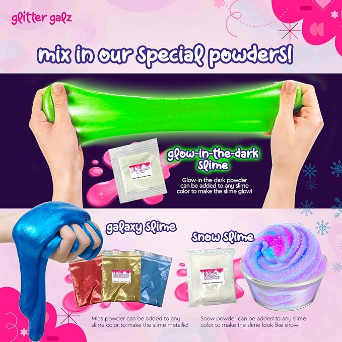 75 PCS Ultimate Slime Kit for Kids, Easter Butter Slime Making Set for Girls 6- 12, 36 Colors Premade Slime ,39 Add-ins to DIY, Glow in Dark ,Birthday Gifts & Party Favors for Girls & Boys Ages 10-12