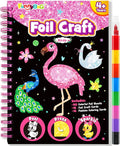 FUNNYB&G Foil Art Crafts for Kids Ages 4-8: Mother's Day 2026, Birthday Gift for Girls, Art and Crafts Supplies, Party Favors, Creative Toys for Girls 4 5 6 7 8 9 Years Old(Birds)