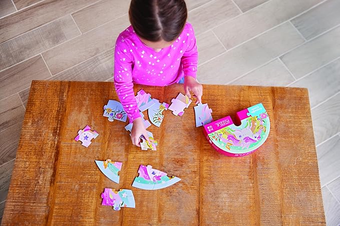 Crocodile Creek Pre-School Jigsaw Puzzle, 12 Piece for Kids 2 Years and Up, Heavy-Duty Square Box for Storage, Finished Puzzle Size 12 x 19 inches, Sweet Treats