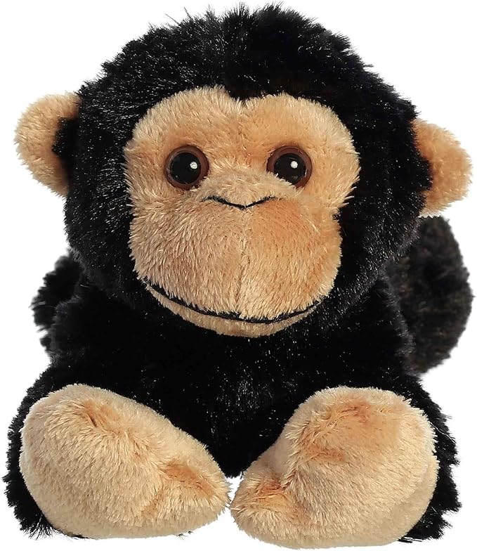 Aurora® Adorable Mini Flopsie™ Cory Chimp™ Stuffed Animal - Playful Ease - Timeless Companions - Black 8 Inches