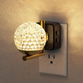 JandCase LED Night Light, 3000K Warm White & RGB Color Changing Night Lights Plug into Wall, Dusk to Dawn Light Sensor, 180° Rotatable Plug in Nightlights for Bathroom, Bedroom, Hallway