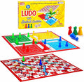 Ankit Toys & Games Ludo and Snake & Ladders (Saap Seedhi) Board Game Set for 6+ Years Kids & Adults | Indoor Ludo Board Game | Travel Strategy Game (Ludo Senior+)