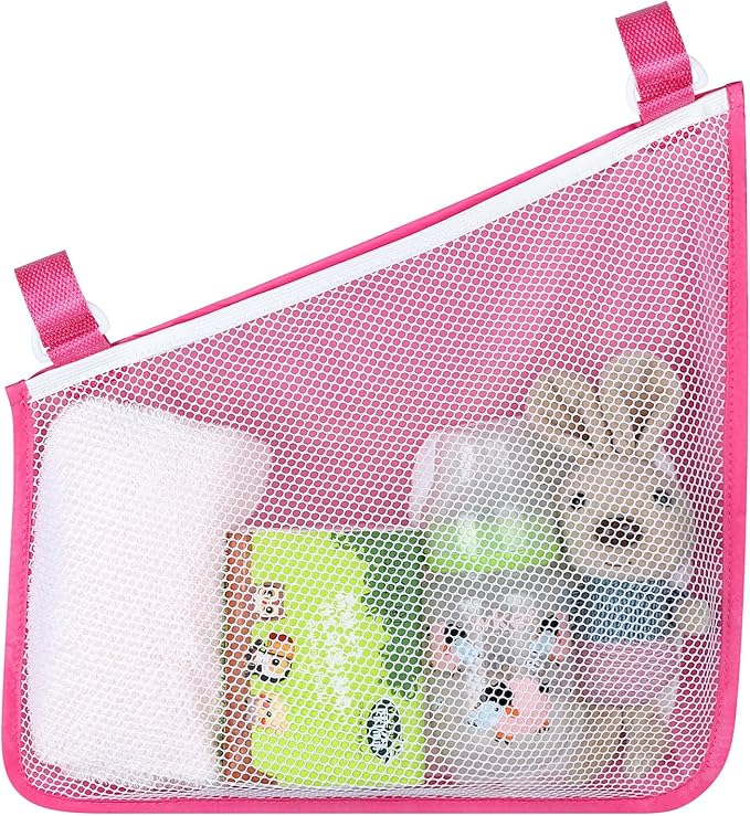 Accmor Universal Stroller Organizer, Side Sling Stroller Organizer, Mesh Cargo Net Stroller Storage Caddy Accessories, Stroller Bag Accessories Fits for Uppababy, Nuna, Baby Jogger, Doona Strollers