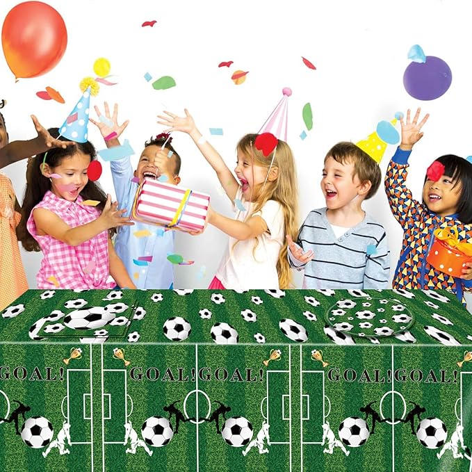 Soccer Theme Party Decorations,41Pcs Soccer Birthday Party Supplies Tableware Set with Party Plates and Napkins Tablecloth丨Baby Shower Boys Girls Sports Soccer Theme Birthday Party Supplies,Serves 20