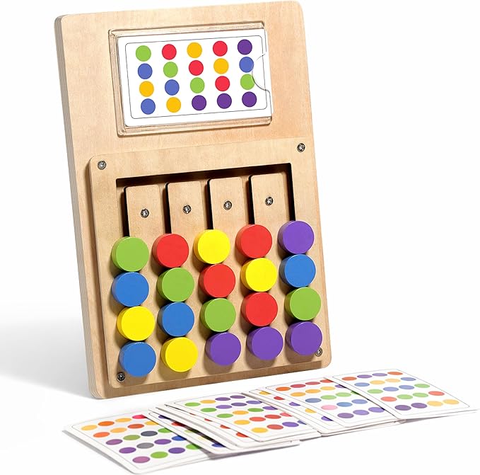 Memory Care Games for Seniors, Wooden Handhold Games for Elderly with Dementia, Large Dementia Activties for Patients, Easy Cognitive Alzheimers Products Puzzle Maze Matching Board Gifts