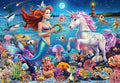 100 Piece Puzzles for Kids Ages 6-8, Mermaid and Unicorn Puzzles 100 Pieces for Kids, Underwater Scene Jigsaw Puzzle for Children Learning Educational Toys Gifts for Girls Boys