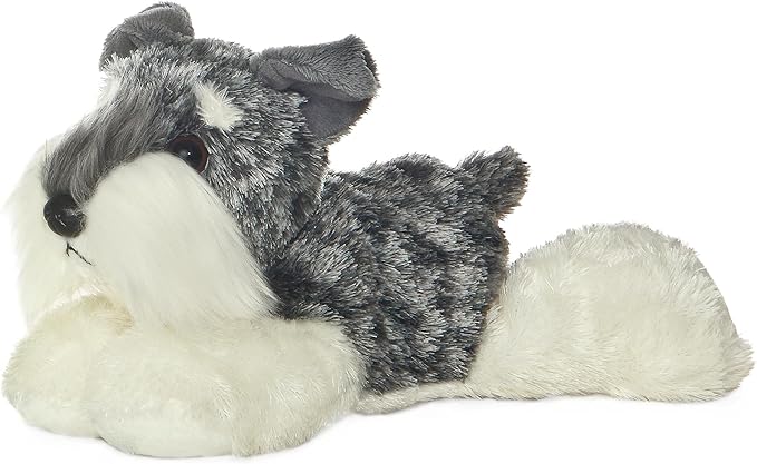Aurora® Adorable Mini Flopsie™ Stein™ Stuffed Animal - Mini Companions Ready for Playful Adventures - for Kids All Ages, Toddlers, Adults, and Families - Gray 8 Inches