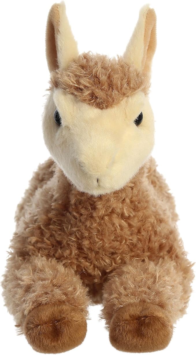 Aurora® Adorable Flopsie™ Louis Llama™ Stuffed Animal - Playful Ease - Timeless Companions - Brown 12 Inches
