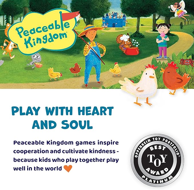 Peaceable Kingdom Count Your Chickens Award Winning Cooperative Counting Game for Kids