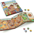 TRAVOFUN Exodus Magnetic Board Games for Kids Ages 3-5+, Foldable Travel Games & Bible Toys, Christian Snake and Ladders Family Game for Road Trip Activities & Sunday School Gifts