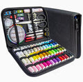 JUNING Sewing Kit with Black Case Portable Sewing Supplies for for Mom Grandma Women Men Teen Girls Boys Adults Beginner, Home Travel, Emergency, 42 Threads, Scissors, Needles, Measuring Tape and More