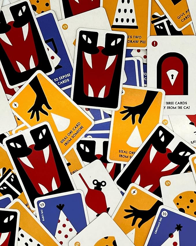 Nutt Heads Cheesy Heist Card Game for Kids! A Mischievous and Sabotage Card Game of Cheese, Cats, and Mice – Family Friendly Party Game Night for Teens & Kids Ages 7+   